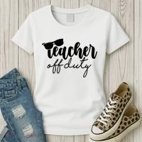 Teacher Off Duty Summer Break Women's T-Shirt thumb 3