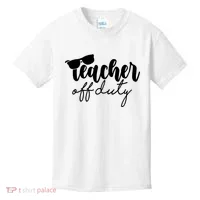 Teacher Off Duty Summer Break Kids T-Shirt thumb 0