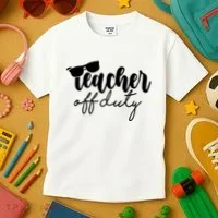 Teacher Off Duty Summer Break Kids T-Shirt thumb 3