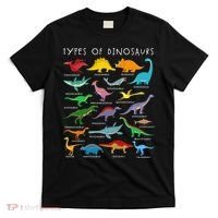 Types Of Dinosaurs Alphabet A-Z ABC Dino Identification T-Shirt thumb 0