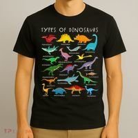 Types Of Dinosaurs Alphabet A-Z ABC Dino Identification T-Shirt thumb 3