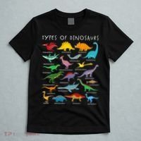 Types Of Dinosaurs Alphabet A-Z ABC Dino Identification T-Shirt thumb 5