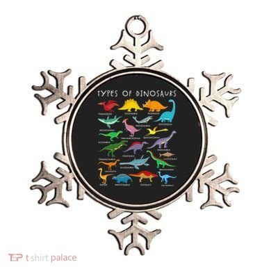 Types Of Dinosaurs Alphabet A-Z ABC Dino Identification Ornament