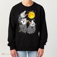 Three Opossum Dead Moon Possum Gifts Costumes Women's Sweatshirt thumb 0