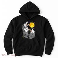 Three Opossum Dead Moon Possum Gifts Costumes Hoodie thumb 0