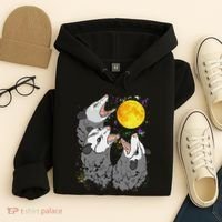 Three Opossum Dead Moon Possum Gifts Costumes Hoodie thumb 4