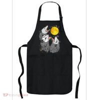 Three Opossum Dead Moon Possum Gifts Costumes Apron thumb 0