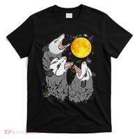 Three Opossum Dead Moon Possum Gifts Costumes T-Shirt thumb 0
