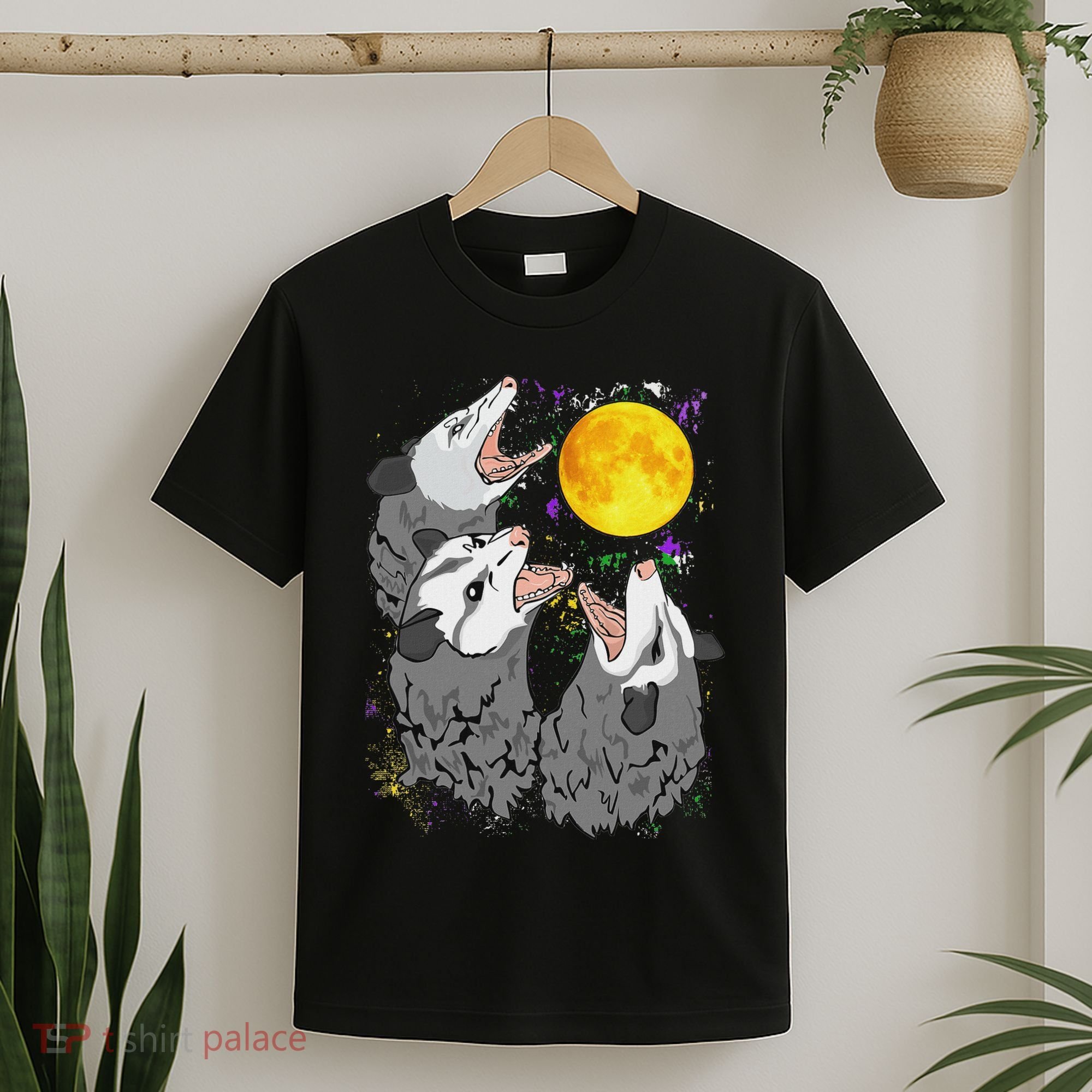 Three Opossum Dead Moon Possum Gifts Costumes T-Shirt