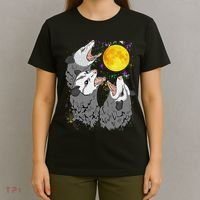 Three Opossum Dead Moon Possum Gifts Costumes T-Shirt thumb 4