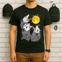 Three Opossum Dead Moon Possum Gifts Costumes T-Shirt thumb 6