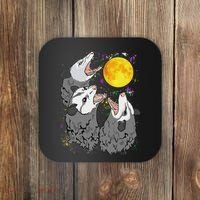 Three Opossum Dead Moon Possum Gifts Costumes Coaster thumb 0