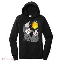 Three Opossum Dead Moon Possum Gifts Costumes Women's Hoodie thumb 0