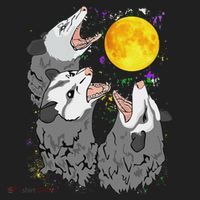 Three Opossum Dead Moon Possum Gifts Costumes Hat thumb 2