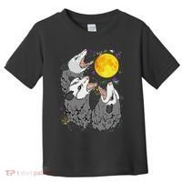 Three Opossum Dead Moon Possum Gifts Costumes Toddler T-Shirt thumb 0