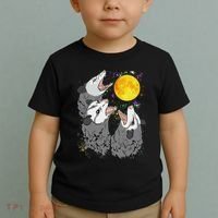 Three Opossum Dead Moon Possum Gifts Costumes Toddler T-Shirt thumb 2