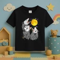 Three Opossum Dead Moon Possum Gifts Costumes Toddler T-Shirt thumb 3