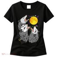 Three Opossum Dead Moon Possum Gifts Costumes Women's T-Shirt thumb 0