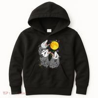 Three Opossum Dead Moon Possum Gifts Costumes Kids Hoodie thumb 0