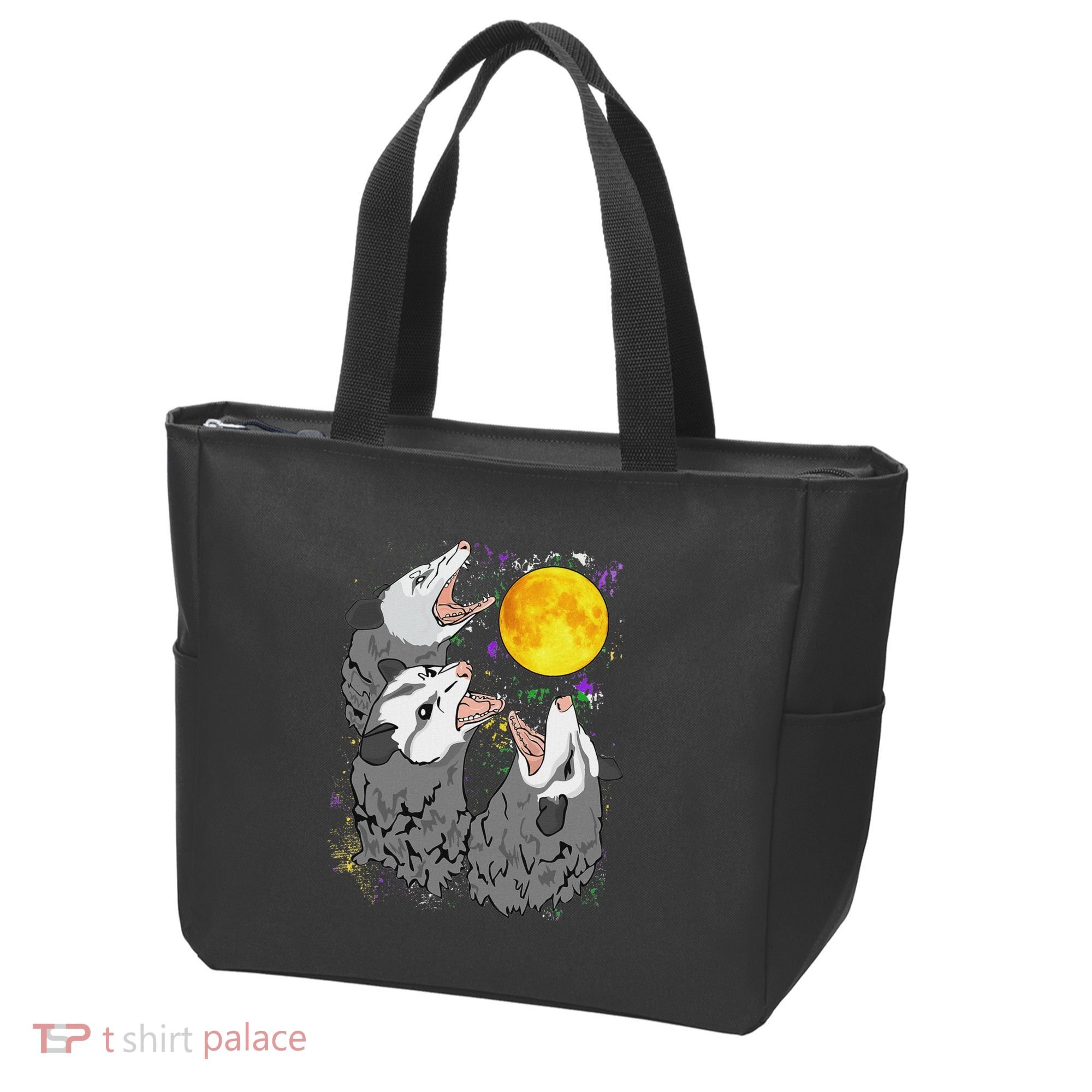 Three Opossum Dead Moon Possum Gifts Costumes Tote Bag