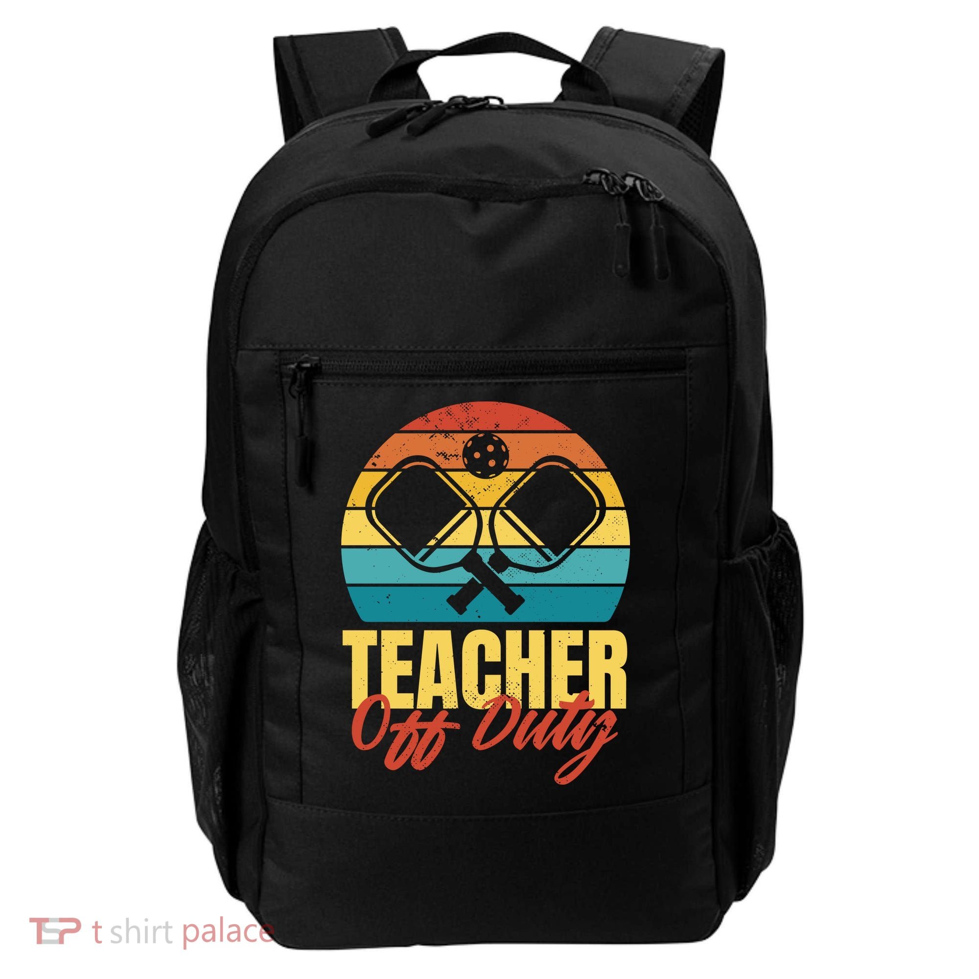 Teacher Off Duty Pickleball Backpack