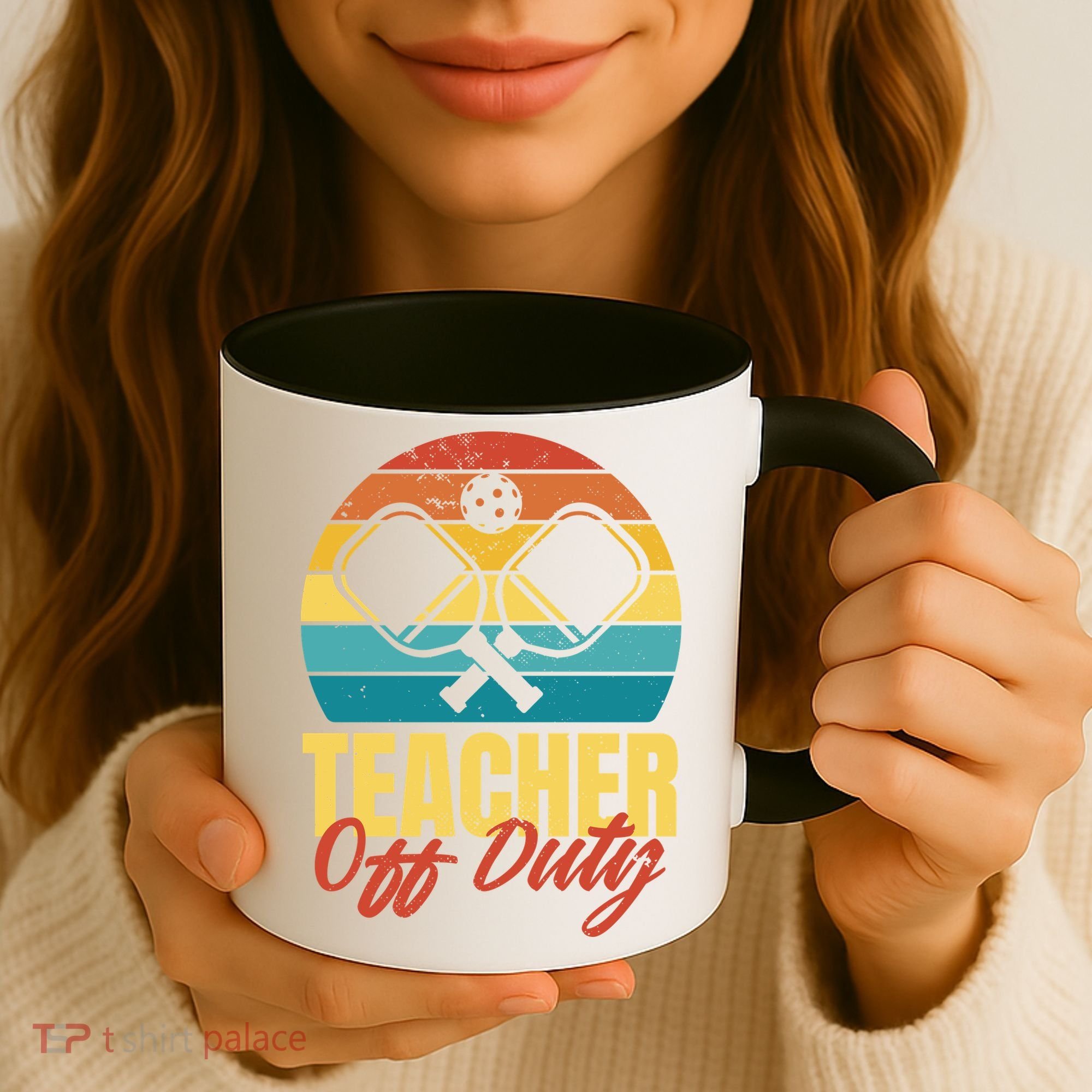 Teacher Off Duty Pickleball Coffee Mug