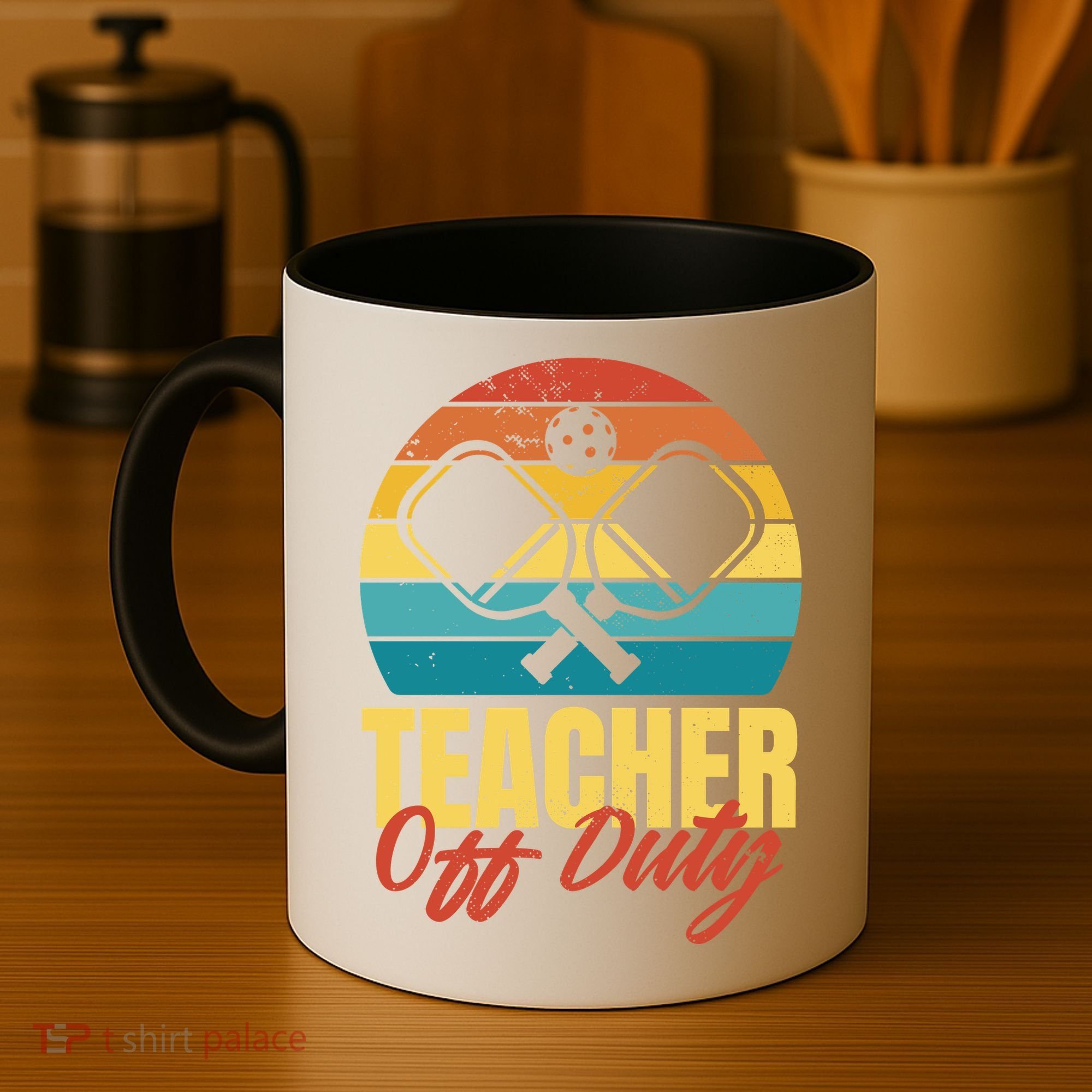 Teacher Off Duty Pickleball Coffee Mug
