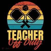 Teacher Off Duty Pickleball Women's Hoodie thumb 2
