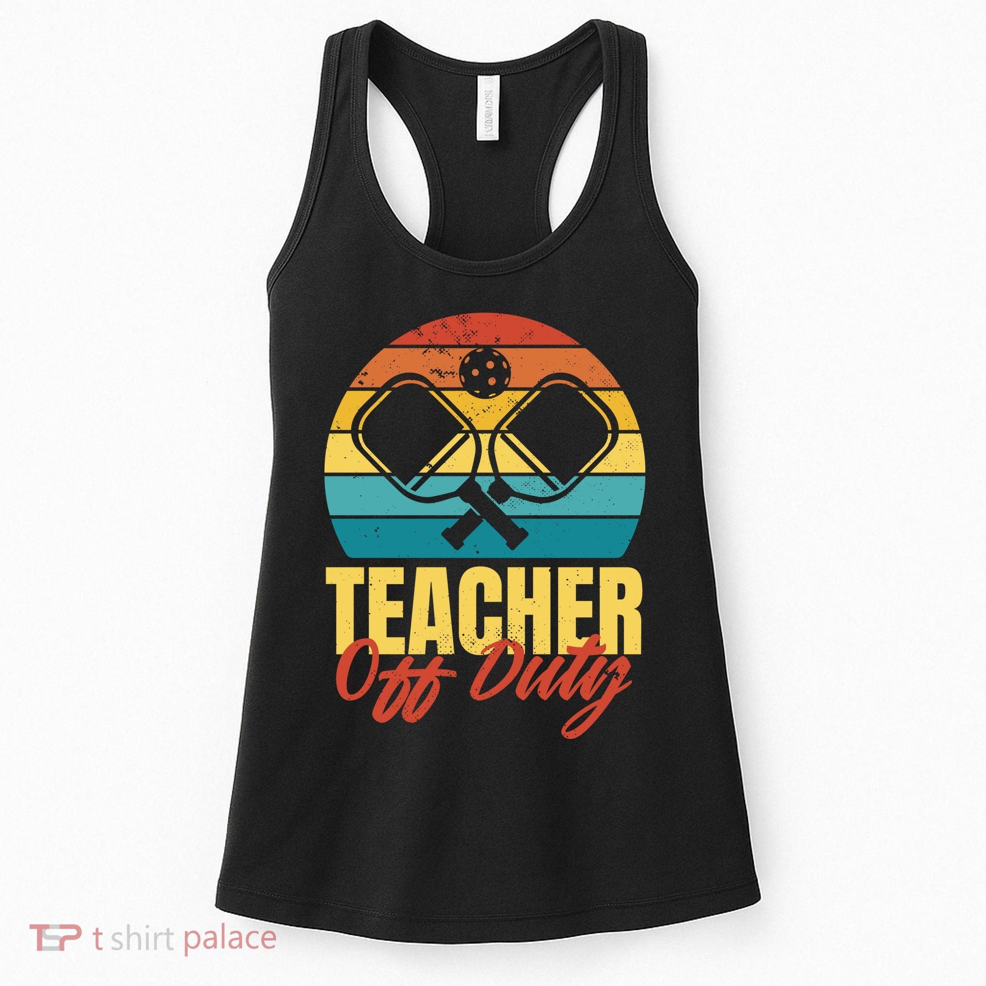 Teacher Off Duty Pickleball Women's Tank Top
