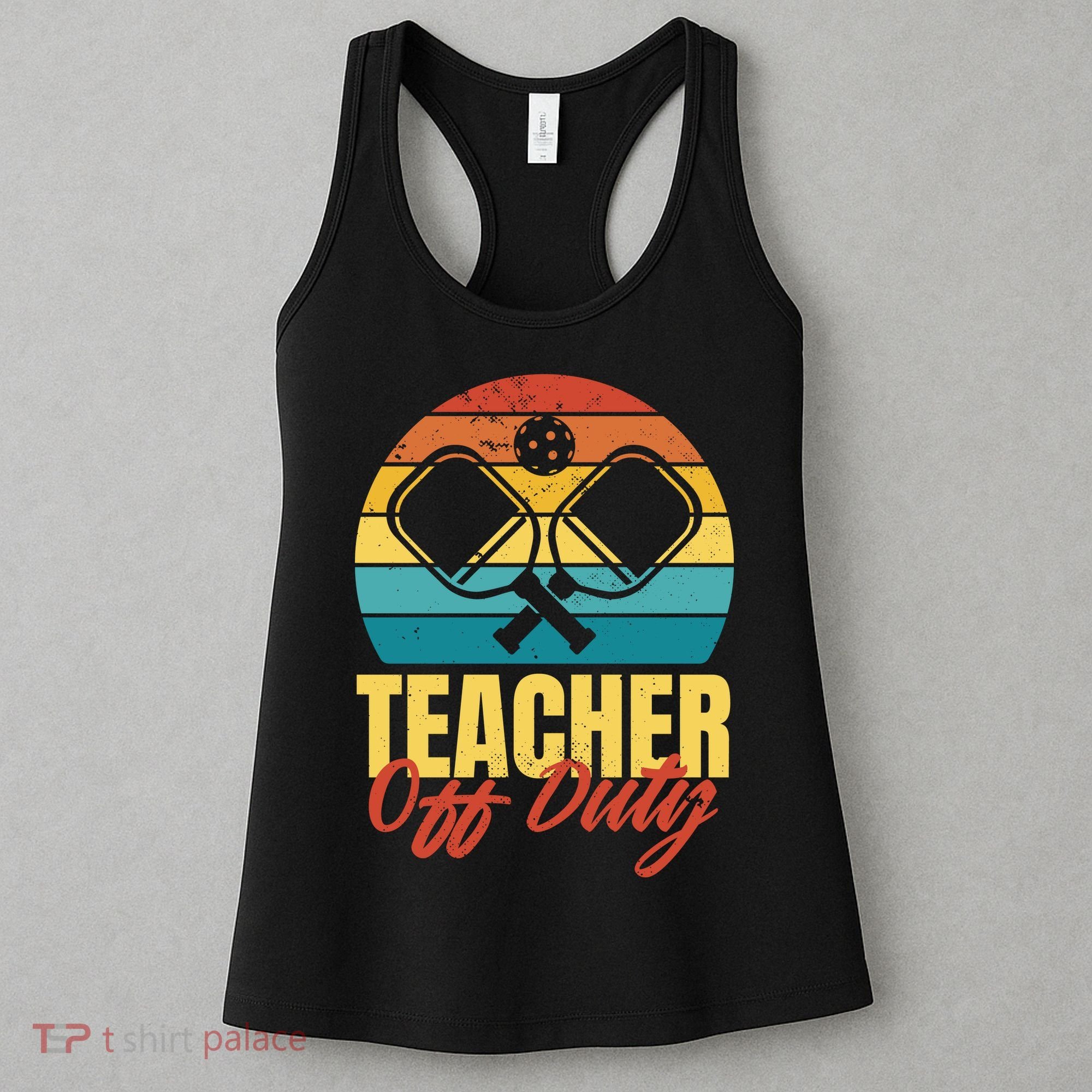 Teacher Off Duty Pickleball Women's Tank Top