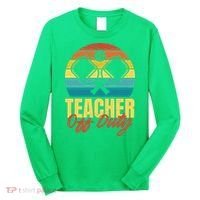 Teacher Off Duty Pickleball Long Sleeve Shirt thumb 0