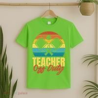 Teacher Off Duty Pickleball T-Shirt thumb 2