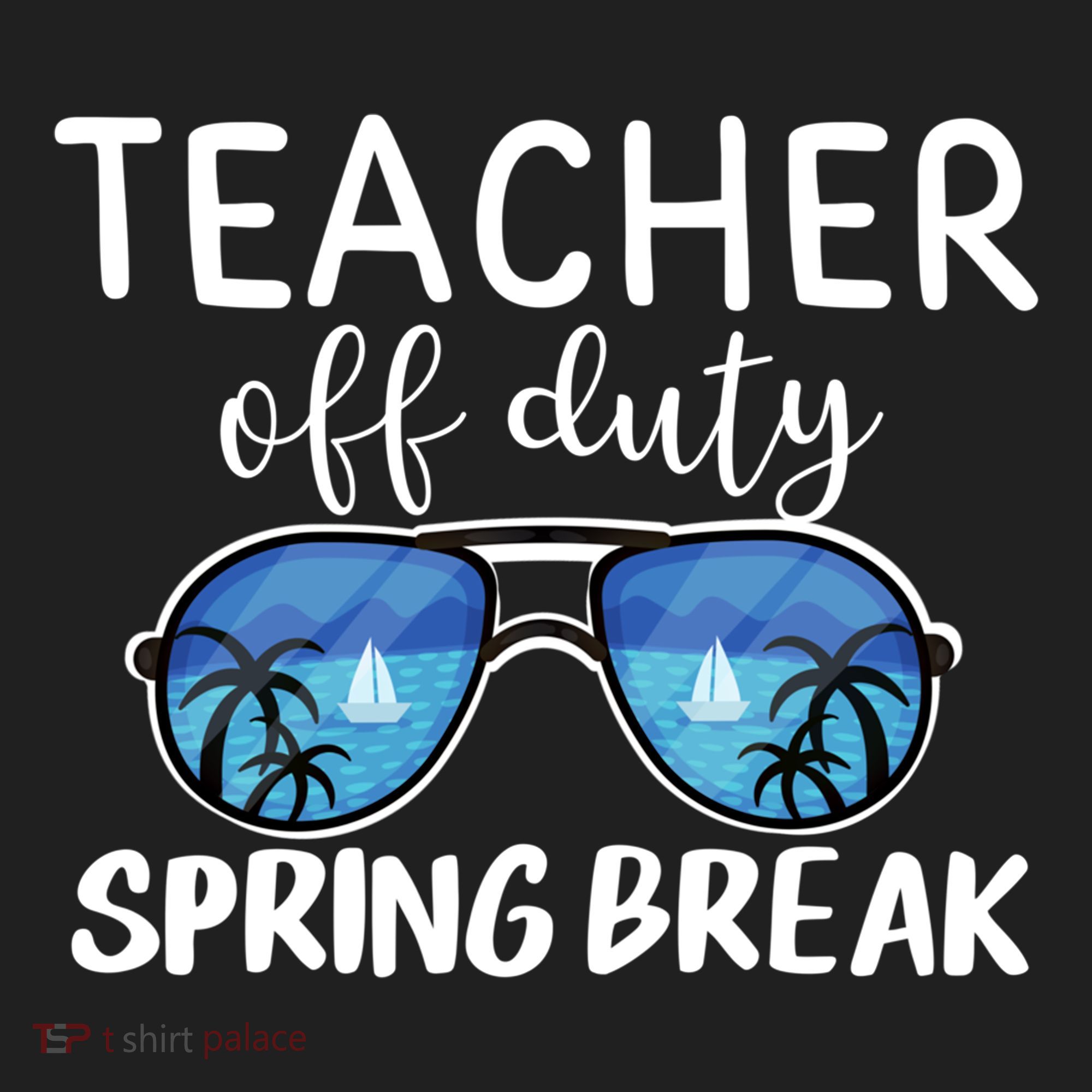 Teacher Off Duty Sunglasses Last Day Vacay Mode Spring Break Cute Gift Beanie