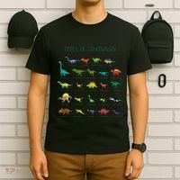 Types Of Dinosaurs Dino Identification T-Shirt thumb 6