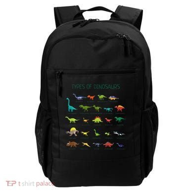 Types Of Dinosaurs Dino Identification Backpack