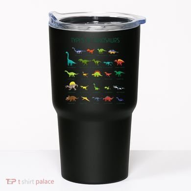 Types Of Dinosaurs Dino Identification Tumbler