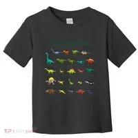 Types Of Dinosaurs Dino Identification Toddler T-Shirt thumb 0
