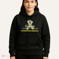 Today Everyday I Support My Hero Childhood Cancer Hoodie thumb 5