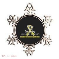 Today Everyday I Support My Hero Childhood Cancer Ornament thumb 0