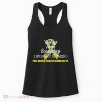 Today Everyday I Support My Hero Childhood Cancer Women's Tank Top thumb 0