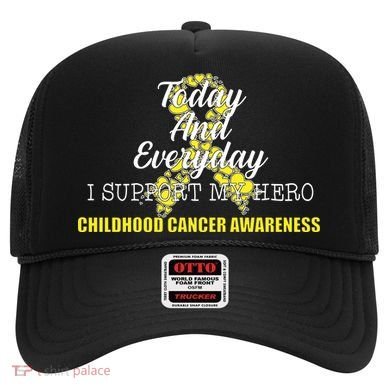 Today Everyday I Support My Hero Childhood Cancer Hat