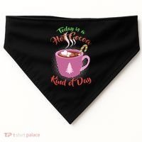 Today Is A Hot Cocoa Kind Of Day USA-Made Doggie Bandana thumb 0