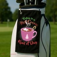 Today Is A Hot Cocoa Kind Of Day Golf Towel thumb 2