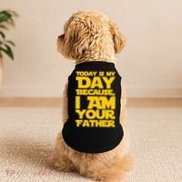 Today Is My Day Because I Am Your Father Doggie Tank thumb 2