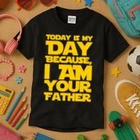 Today Is My Day Because I Am Your Father Kids T-Shirt thumb 3