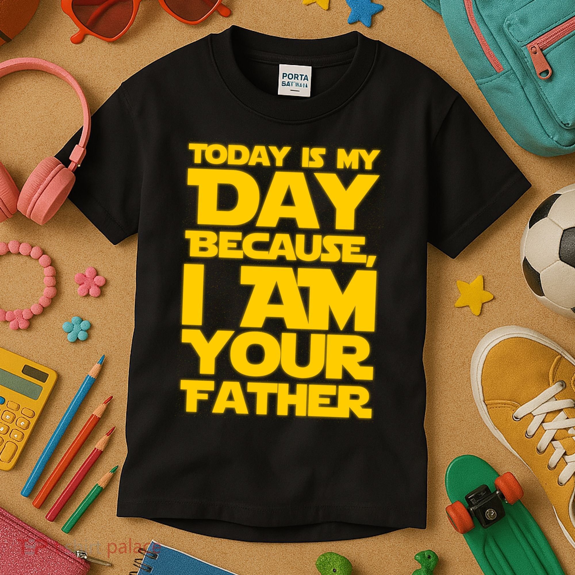 Today Is My Day Because I Am Your Father Kids T-Shirt