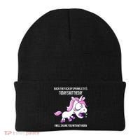 Today Is Not The Day Shank You Unicorn Horn Beanie thumb 0