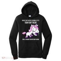 Today Is Not The Day Shank You Unicorn Horn Women's Hoodie thumb 0