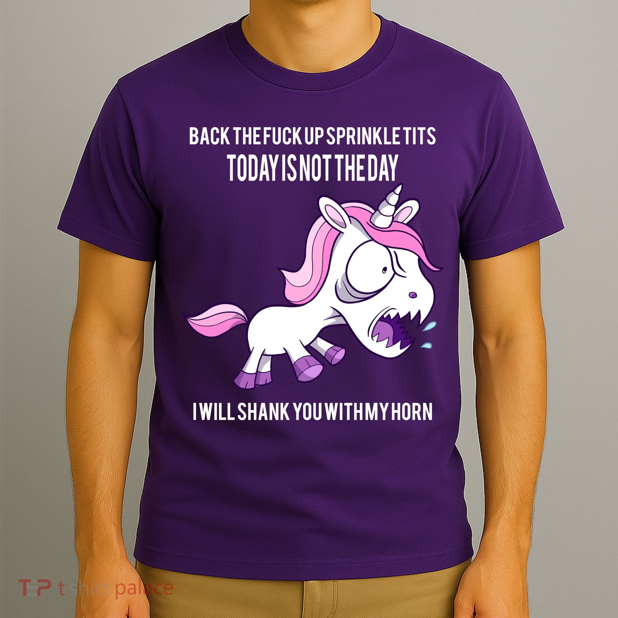 Today Is Not The Day Shank You Unicorn Horn T-Shirt