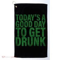 Today's a good day to get drunk Golf Towel thumb 0